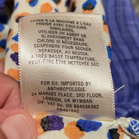 Anthropologie Maeve Enna Swing Split Neck Tank - Picture 6 of 6